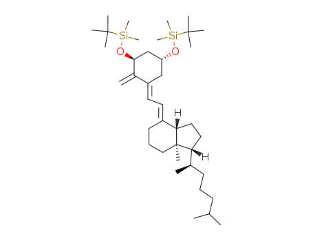 1H-Indene,4-[(2E)-2-[(3S,5R)-3,5-bis[[(1,1-dimethylethyl)dimethylsilyl]oxy]-2-methylenecyclohexylidene]ethylidene]-1-[(1R)-1,5-dimethylhexyl]octahydro-7a-methyl-,(1R,3aS,4E,7aR)-