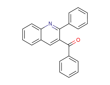 Molecular Structure of 113059-25-9 ((phenyl)(2-phenylquinolin-3-yl)methanone)