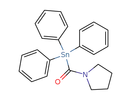 triphenylpyrrolidinylcarbonylstannane