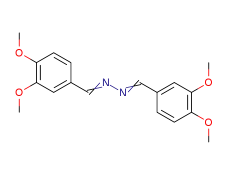 Molecular Structure of 17745-86-7 (1,2-Bis(3,4-dimethoxybenzylidene)hydrazine)