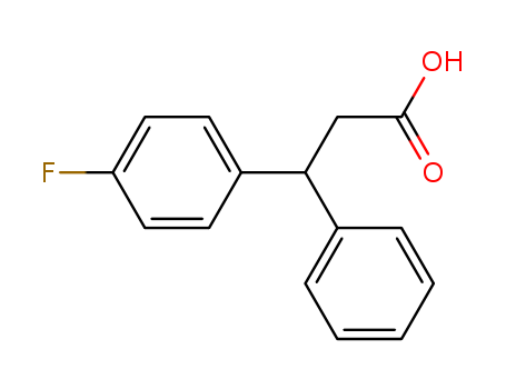 3-(p-fluorophenyl)-3-phenylpropionic acid