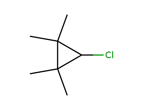 Molecular Structure of 14123-41-2 (Cyclopropane, 3-chloro-1,1,2,2-tetramethyl-)