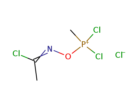 Molecular Structure of 143800-66-2 (O-(methylchloroformoimino)methyldichlorophosphonium chloride)