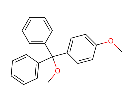 Molecular Structure of 84868-56-4 ((4-methoxyphenyl)(diphenyl)methoxymethane)