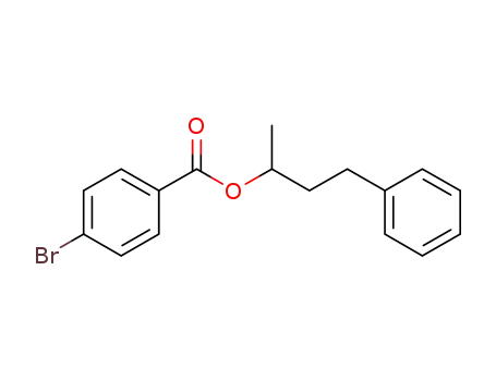 Molecular Structure of 128994-11-6 (4-phenylbutan-2-yl-4-bromobenzoate)