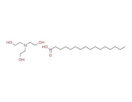 Molecular Structure of 49719-60-0 (tris(2-hydroxyethyl)ammonium palmitate)