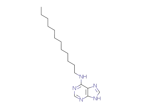 Molecular Structure of 88166-55-6 (N-dodecyl-1H-adenine)