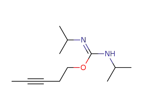 Carbamimidic acid, N,N'-bis(1-methylethyl)-, 3-pentynyl ester