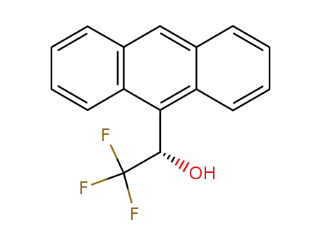 Molecular Structure of 60646-30-2 ((S)-(+)-2,2,2-TRIFLUORO-1-(9-ANTHRYL)ETHANOL)