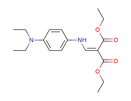 Molecular Structure of 104007-17-2 (2-[(4-diethylaminophenylamino)methylene]malonic acid diethyl ester)