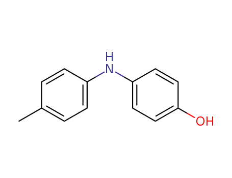 Molecular Structure of 29813-87-4 (4'-HYDROXY-4-METHYLDIPHENYLAMINE)