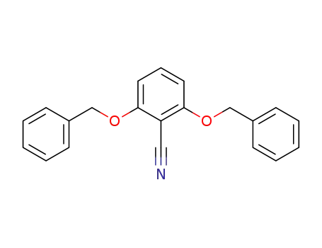 Molecular Structure of 94088-47-8 (2,6-DIBENZYLOXYBENZONITRILE)
