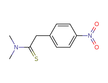 Molecular Structure of 861643-06-3 (N,N-dimethyl-2-(4-nitrophenyl)ethanethioamide)