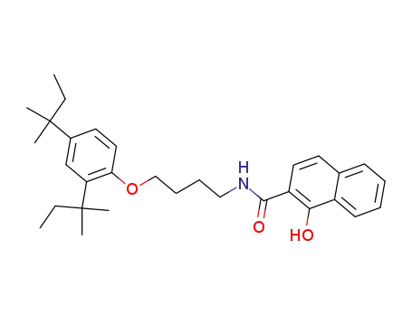 1-하이드록시-N-[4-(2,4-DI-TERT-펜틸페녹시)부틸]-2-나프타마이드