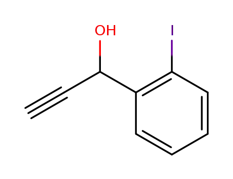 Molecular Structure of 81758-22-7 (1-(2-iodophenyl)prop-2-yn-1-ol)