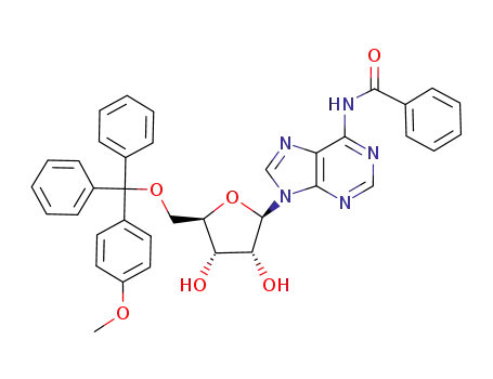N<sup>6</sup>-Benzoyl-5'-O-(monomethoxytrityl)adenosine