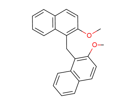 Molecular Structure of 2212-45-5 (Naphthalene,1,1'-methylenebis[2-methoxy-)