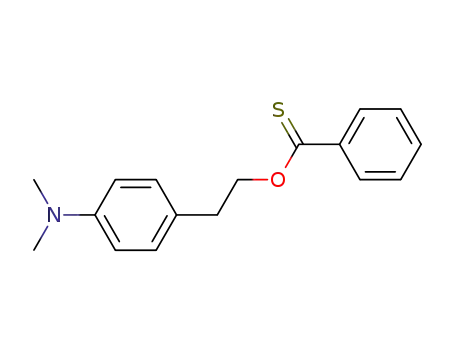 Molecular Structure of 50438-76-1 (Thiobenzoesaeure-O-2-(p-dimethylaminophenyl)-aethylester)