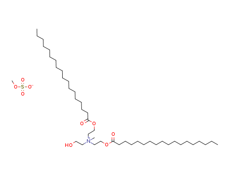 Ethanaminium, N-(2-hydroxyethyl)-N-methyl-2-((1-oxooctadecyl)oxy)-N-(2-((1-oxooctadecyl)oxy)ethyl)-, methyl sulfate (salt)