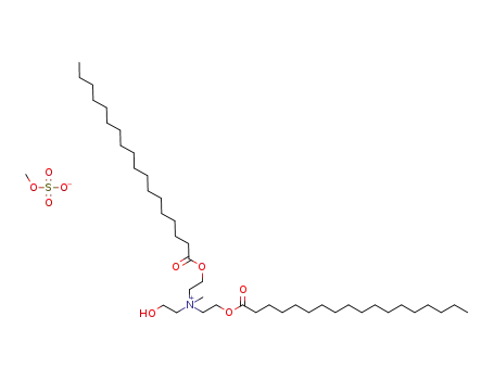(2-hydroxyethyl)methylbis[2-[(1-oxooctadecyl)oxy]ethyl]ammonium methyl sulphate