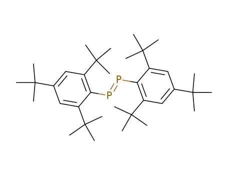 Molecular Structure of 83466-54-0 ((E)-bis(2,4,6-tri-tert-butylphenyl)diphosphene)