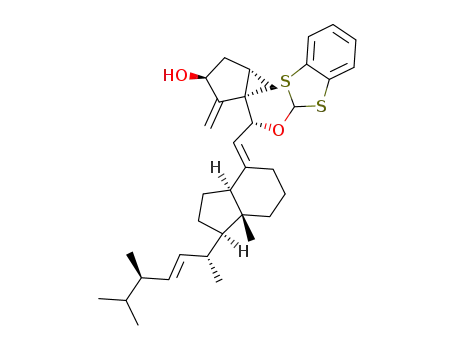 (1S,6R)-1-hydroxy-6-(1,3-benzodithiol-2-yloxy)-3,5-cyclovitamin D<sub>2</sub>