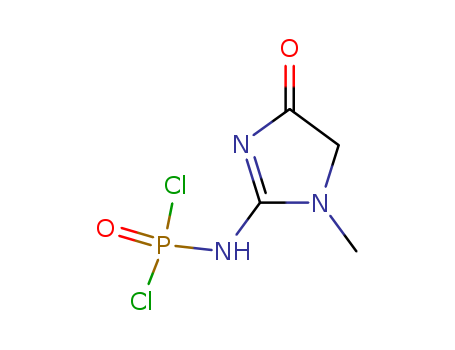 (4,5-Dihydro-1-methyl-4-oxo-1H-imidazol-2-yl)phosphoramidic dichloride