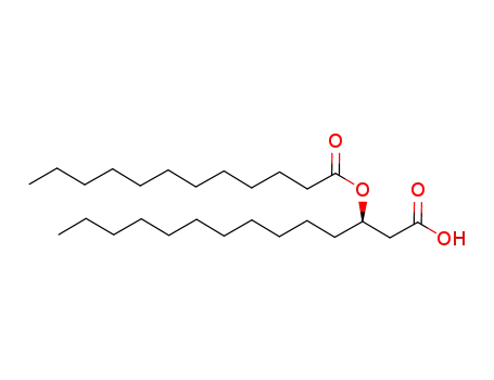 Tetradecanoic acid, 3-((1-oxododecyl)oxy)-, (R)-