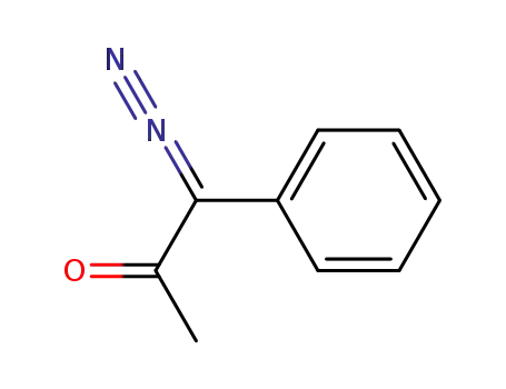 Molecular Structure of 3893-35-4 (1-diazo-1-phenyl-2-propanone)