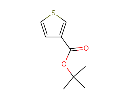 Molecular Structure of 125294-45-3 (tert-butyl thiophene-3-carboxylate)
