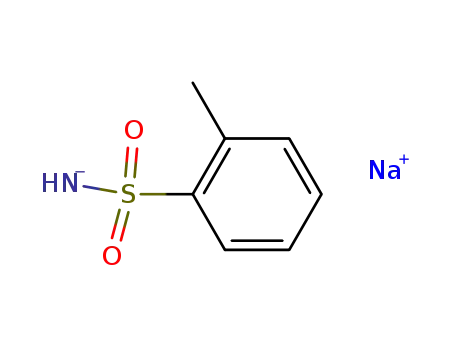 Molecular Structure of 27444-83-3 (sodium (o-tolylsulfonyl)amide)