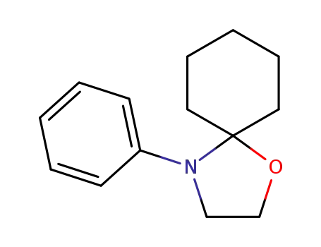 Molecular Structure of 74255-58-6 (3-phenylcyclohexanospiro-2-oxazolidine)