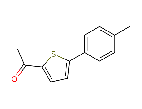 Molecular Structure of 51335-91-2 (Ethanone, 1-[5-(4-methylphenyl)-2-thienyl]-)
