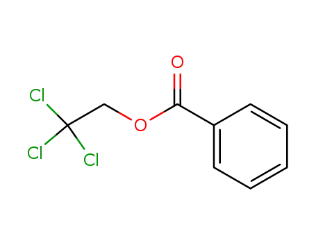 Molecular Structure of 37934-99-9 (Benzoic acid 2,2,2-trichloroethyl ester)