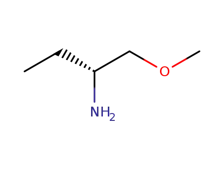 Molecular Structure of 57883-06-4 ((R)-1-(methoxymethyl)propylamine)