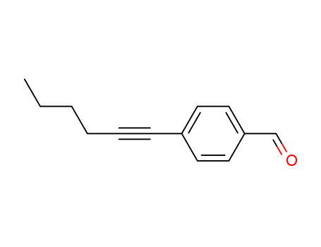 Benzaldehyde,4-(1-hexyn-1-yl)-