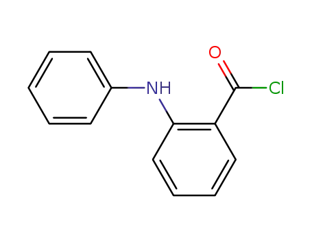 Molecular Structure of 57623-73-1 (Benzoyl chloride, 2-(phenylamino)-)