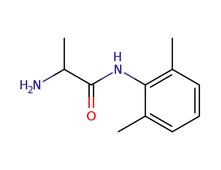 Molecular Structure of 76213-25-7 (rac-(R*)-2-Amino-N-(2,6-dimethylphenyl)propanamide)
