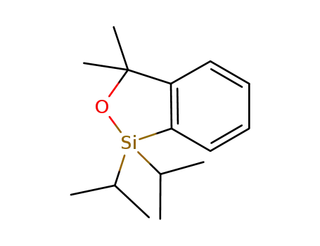 Molecular Structure of 1239384-09-8 (3,3-dimethyl-1,1-diisopropyl-1,3-dihydrobenzo[c][1,2]oxasilole)