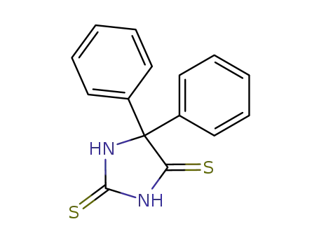Molecular Structure of 2032-13-5 (5,5-Diphenyl-2,4-imidazolidinedithione)