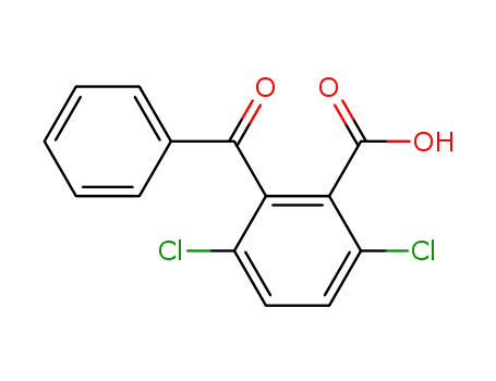 Molecular Structure of 58497-41-9 (2-benzoyl-3,6-dichloro-benzoic acid)