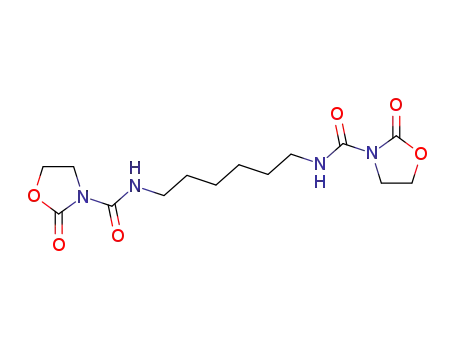 Molecular Structure of 74734-25-1 (N,N'-Bis(2-oxo-3-oxazolidin-3-ylcarbonyl)-1,6-hexanediamine)