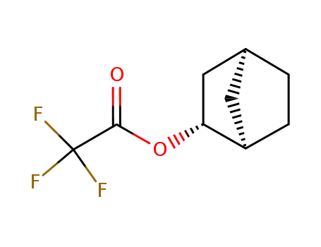 Molecular Structure of 31024-13-2 (Acetic acid, trifluoro-, bicyclo[2.2.1]hept-2-yl ester, exo-)