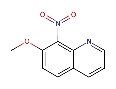 Molecular Structure of 83010-83-7 (7-Methoxy-8-nitroquinoline)