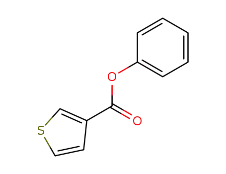 Molecular Structure of 14596-83-9 (3-thiophenecarboxylic acid phenyl ester)