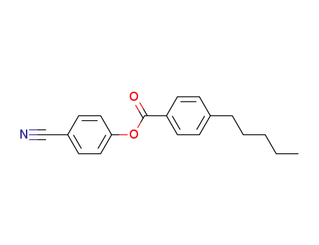 Molecular Structure of 49763-64-6 (4-CYANOPHENYL 4-PENTYLBENZOATE)