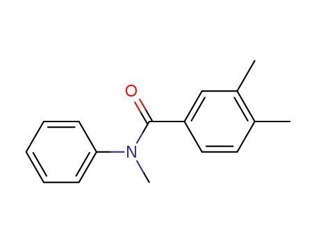 Molecular Structure of 349109-03-1 (3,4-dimethyl-benzoic acid-(<i>N</i>-methyl-anilide))