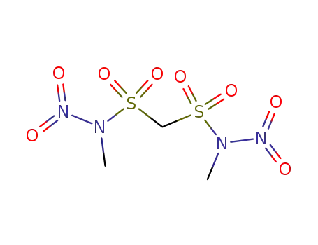 Molecular Structure of 856205-95-3 (<i>N</i>,<i>N</i>'-dimethyl-<i>N</i>,<i>N</i>'-dinitro-methanedisulfonamide)