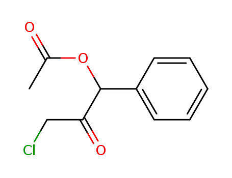Molecular Structure of 408523-52-4 (1-acetoxy-3-chloro-1-phenyl-2-propanone)