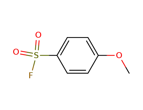 Molecular Structure of 368-91-2 (Benzenesulfonyl fluoride, 4-methoxy-)